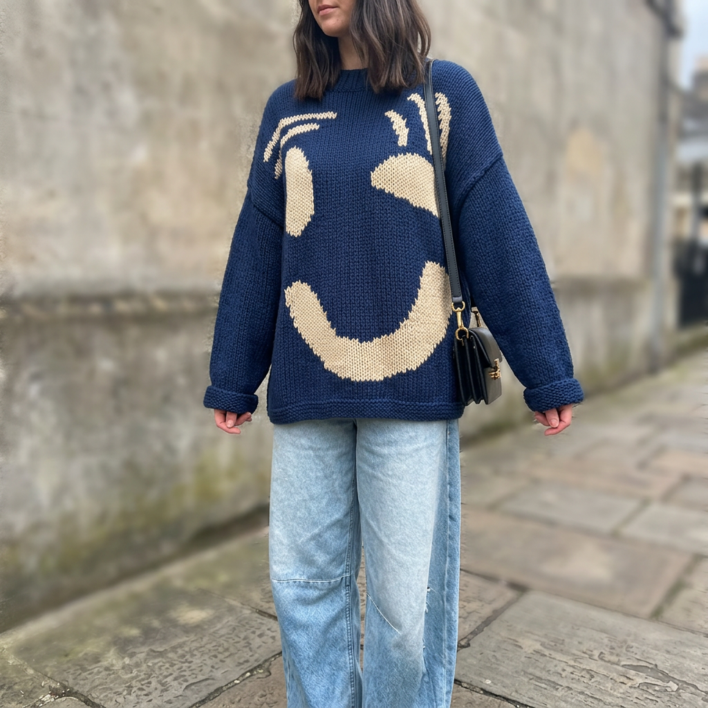 Chunky Cable Knit Jumper - outdoor